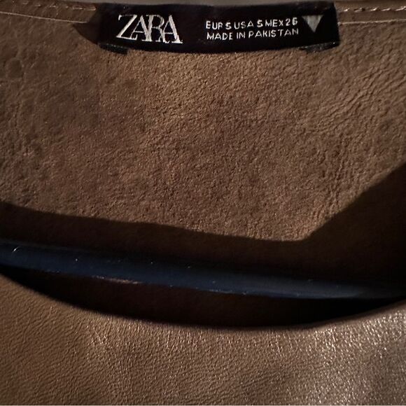 SALE 🔥 ZARA Leather Dress Size S • LIMITED EDITION  • BLOGGER FAVORITE • RARE - Picture 7 of 13